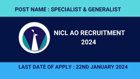 NICL AO Recruitment 2024 – 273 Nos Vacancies Apply Online Now