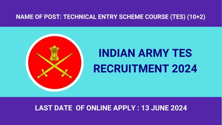 Indian ARMY TES Recruitment 2024