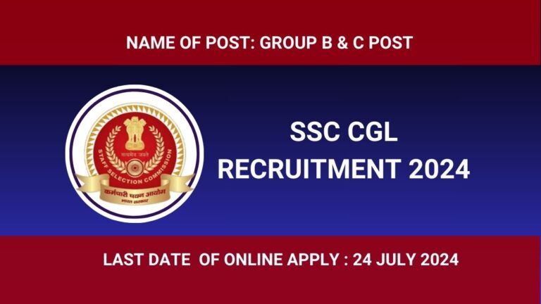 SSC CGL Recruitment 2024