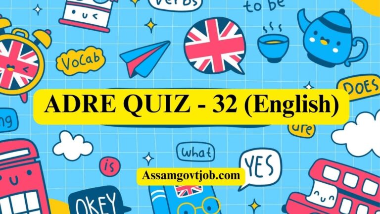 ADRE QUIZ - 32 (English)